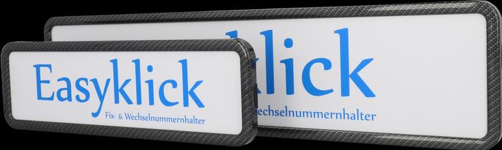Produktbild Easyklick Kennzeichenhalter (Front + Heck, Langformat)