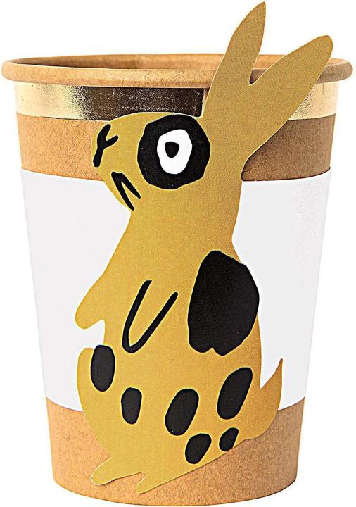 Actual product image Rico Design Sleeve for paper cups, bunny, 6 pieces (6 x, 0.5 x 13 x 24 cm)