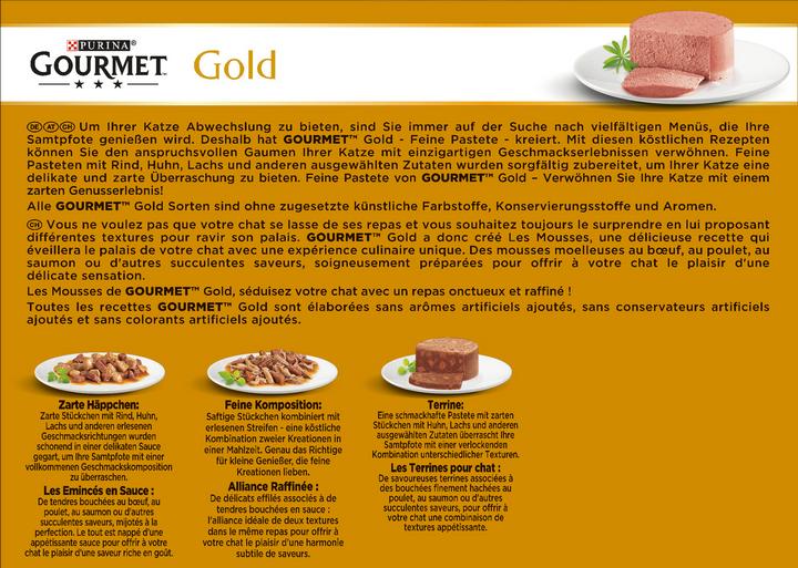 Actual product image Gourmet Fine pâté (Adult, 24 pcs., 2040 g)