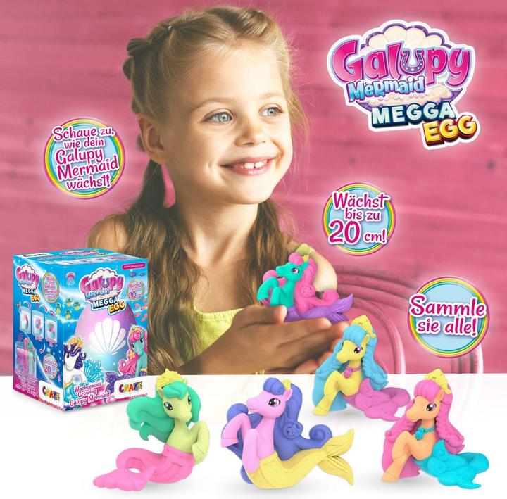 Immagine prodotto Craze Megga Egg Galupy Mermaid