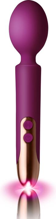 Actual product image Rocks-Off Oriel Rechargeable Wand Vibrator Fuchsia Colors