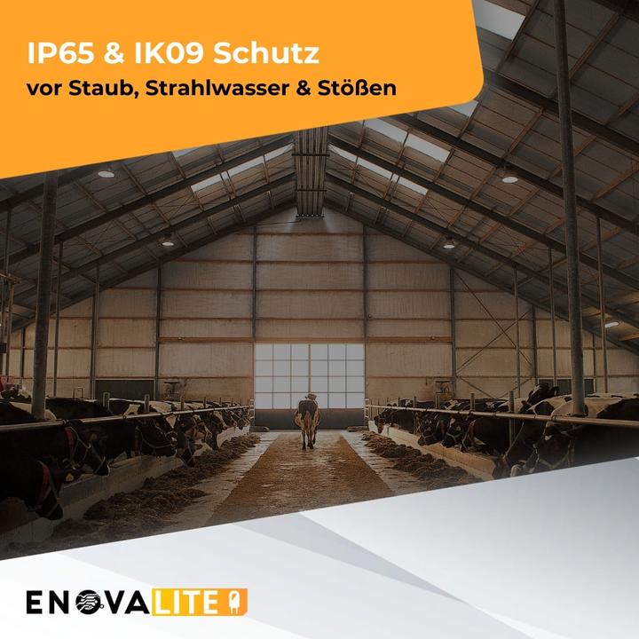 Image du produit Enovalite Luminaire LED Highbay, UFO, EEK : C, 200W, 34000lm, 4000K, noir (34000 lm)