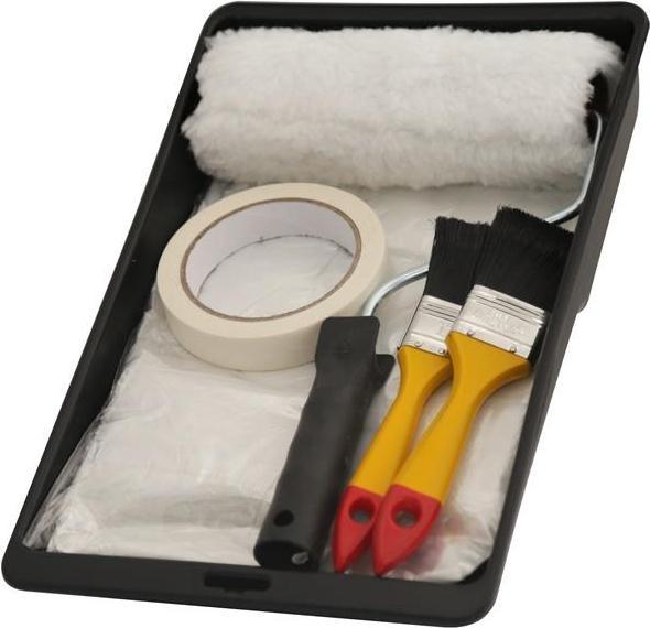 Actual product image Okko Tray+2brush+Tape+Roller+Drop Cloth Set