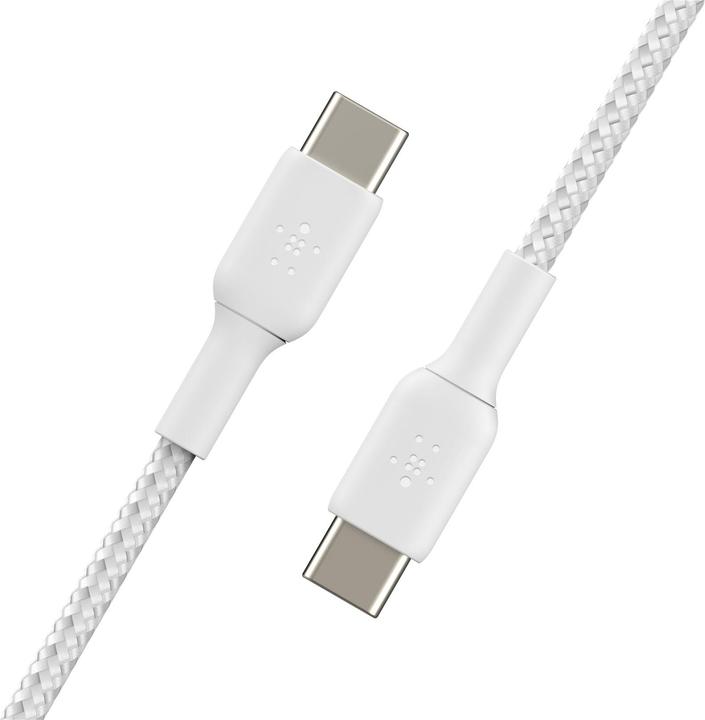 Produktbild Belkin USB-C to USB-C Braided PVC 2m Twin Pack (2 m, USB 2.0, 60 W)