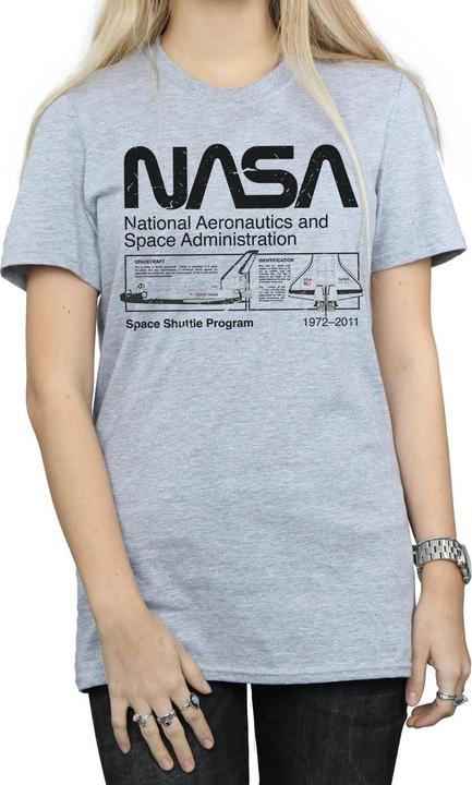 Image du produit Nasa Femme/Les femmes - T-shirt classique avec navette spatiale (3XL)