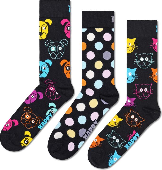 Produktbild Happy Socks 3-Pack Classic Dog Socks (3er Pack, 41 - 46)