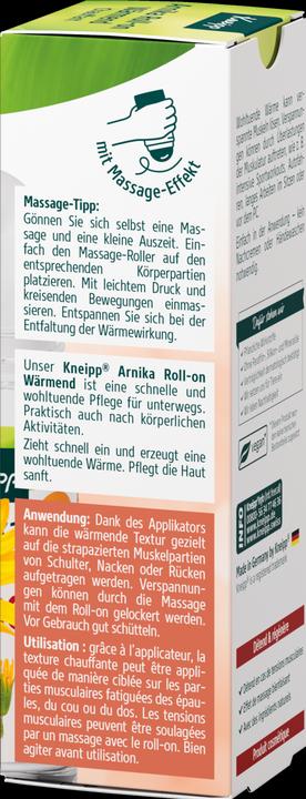 Valori nutrizionali e ingredienti Kneipp Arnika Roll-on Wärmend (50 ml)