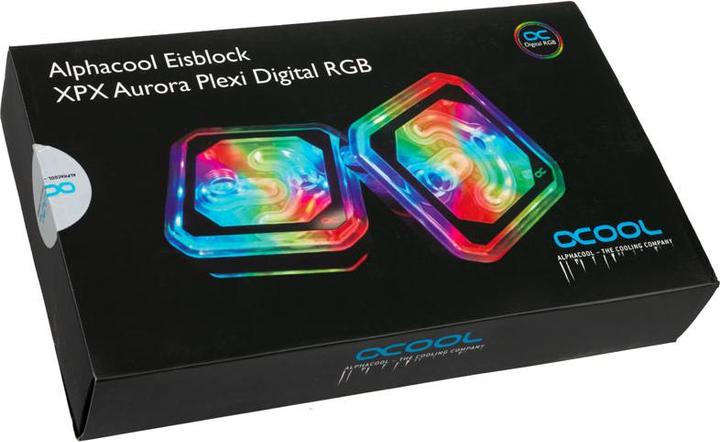 Produktbild Alphacool Eisblock XPX Aurora CPU - Plexi Chrome Digital RGB