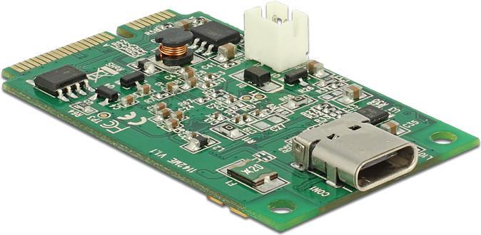 Produktbild Delock Mini PCIe I/O PCIe full size 1 x USB Type-C™ 3.1 Gen 2 Buchse