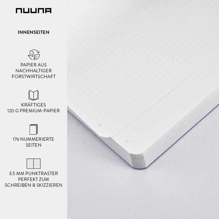 Image du produit Nuuna Carnet de notes (13.5 x 20.3 cm, Pointillés, Couverture rigide)