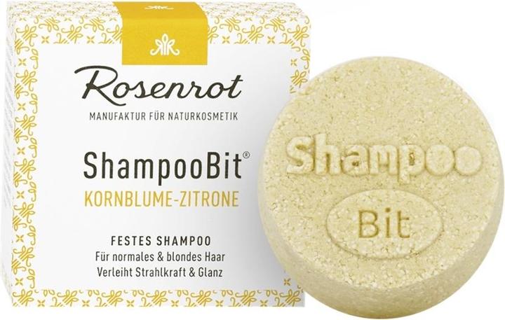 Rosenrot ShampooBit Kornblume-Zitr. (Festes Shampoo)