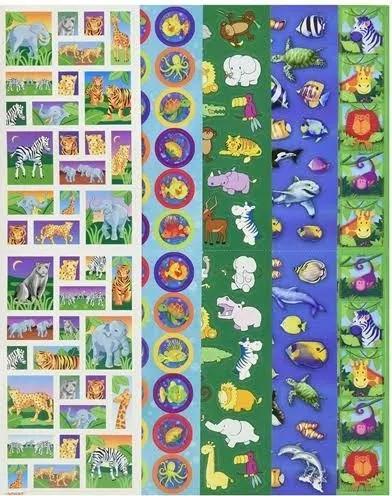 Produktbild Amscan Tiere Aufkleber