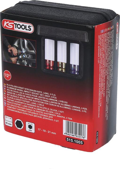 Image du produit KS Tools Jeu de douilles électriques (1/2")