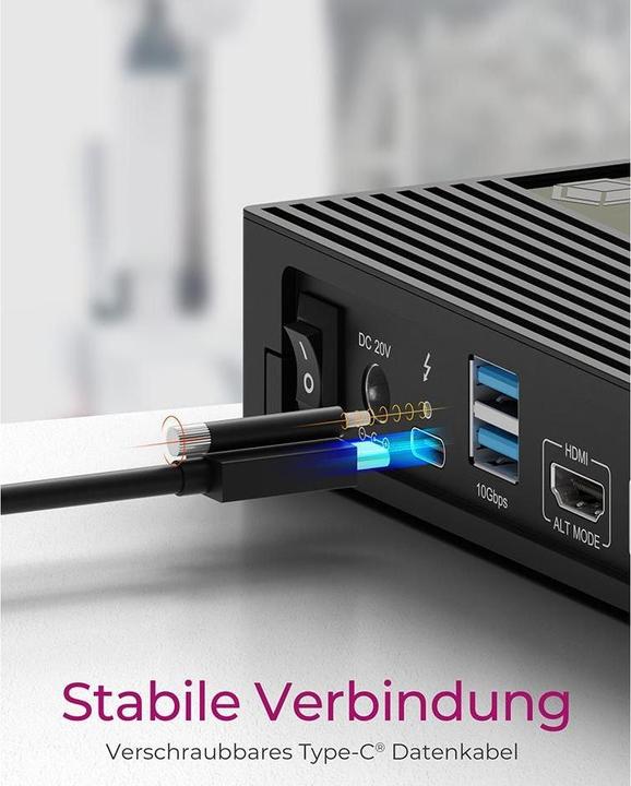 Actual product image Icy Box IB-DK2246AC (USB-C, 14 Ports)