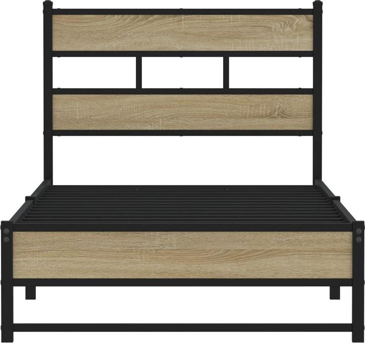 Immagine prodotto VidaXL Letto in metallo Rete a doghe letto singolo Struttura letto senza materasso 90x200cm (90 x 200 cm)