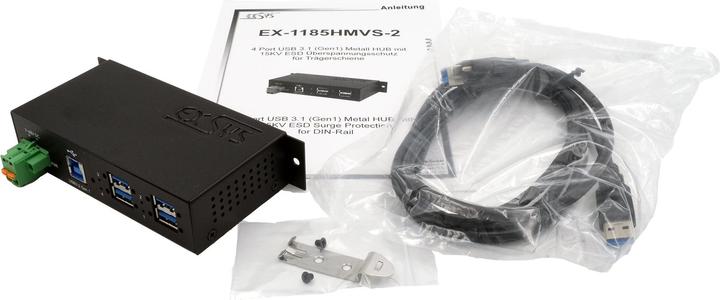 Produktbild Exsys USB-Hub EX-1185HMVS-2 (USB-B, 4 Ports)