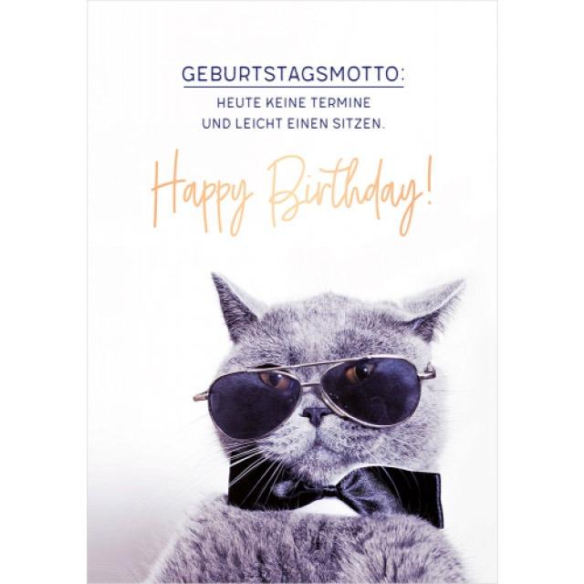 Actual product image Birthday card birthday motto - Maxi Card A4 (1 pcs.)