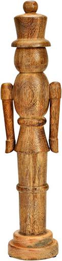 Actual product image G. Wurm Nutcracker made of mango wood natural (W/H/D) 9x40x9cm