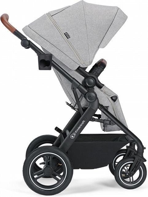 Actual product image KinderKraft Pram B-Tour 3 in 1 Lichtgrijs