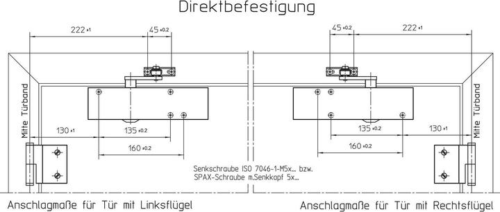 Actual product image Geze Door closer TS 2000 NV, EN 2-4, link arm with hold-open device, silver