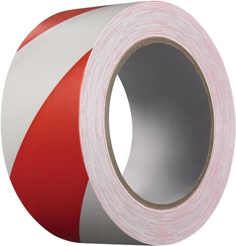 Actual product image Kip Warnband Extra 339 PVC rot/weiss L.33m B.50mm Rl.