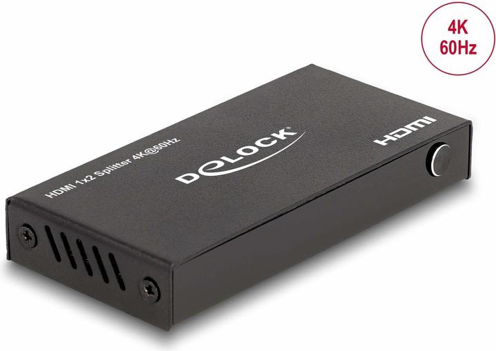 Immagine prodotto Delock Splitter HDMI 1 x HDMI in ingresso a 2 x HDMI in uscita 4K 60 Hz wi