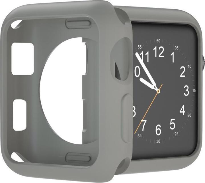 Produktbild Cover-Discount Apple Watch 38mm - Gummi Schutz Case grau