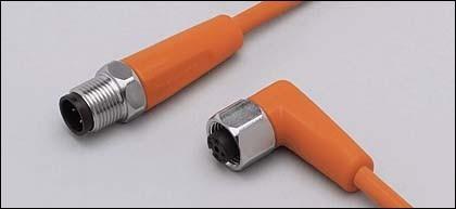 Actual product image IFM Connecting cable ger/gew. M12 4p gold-plated EVT050 - Cable - 5 m