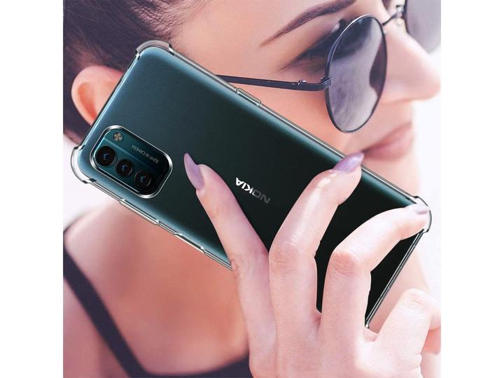 Actual product image Screenguard Crystal Soft Airbag Bumper (Nokia G21)