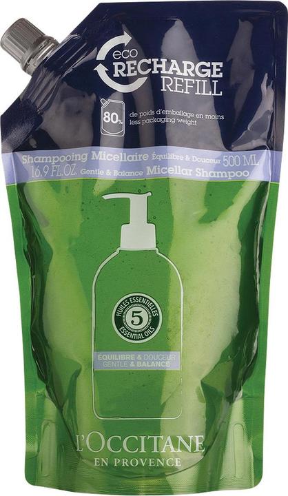 Produktbild L'Occitane Equillibriant & Douc Eco Recharge Shampoo (500 ml, Flüssiges Shampoo)