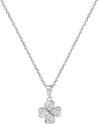 Image du produit Beneto Collier en argent avec feuille de trèfle AGS1141 / 47 (L)