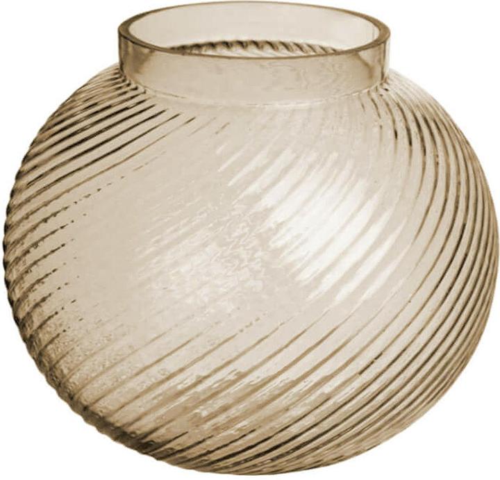 Image du produit Sandra Rich Vase en verre/photophore Spiral crème (1 x, Ø 13 cm, 4.07 l)