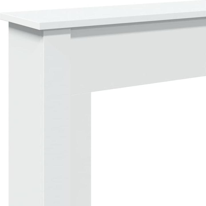 Actual product image VidaXL Fireplace surround Fireplace console Decorative fireplace mantelpiece Fireplace mantle White
