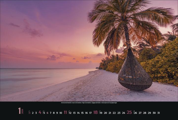 Produktbild Verlag Bildkalender Trauminseln 2026, Papierformat: Kein