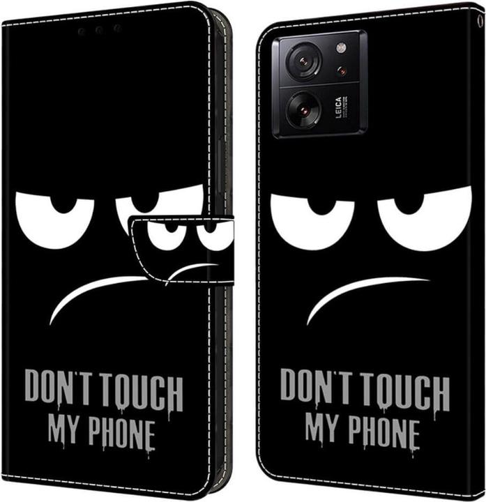 Productafbeelding Cover-Discount Xiaomi 13T / 13T Pro - Leren Hoesje Hoesje Niet Aanraken (Xiaomi 13T Pro, Xiaomi 13T)