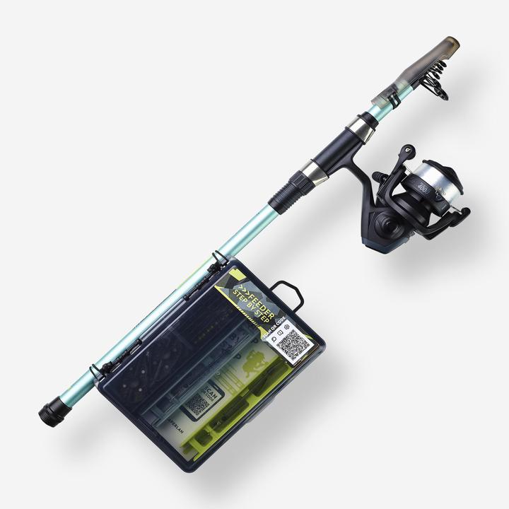 Caperlan SET SENSITIV 100 (Fliegenrute, Angelset, 240 cm)