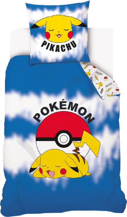 Produktbild Tinisu Bettwäsche 140 x 200 cm, Pokemon, 100 % Baumwolle – Kinderbettwäsche, 2-teilig