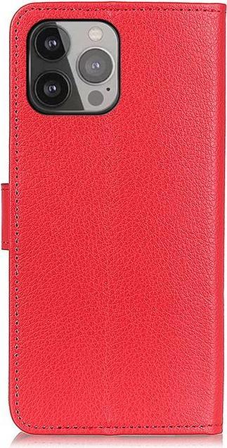 Actual product image MU Classic Litchi Leather Bookcover Series (Apple iPhone 13 Pro Max)