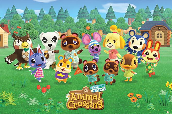 Actual product image Pyramid ANIMAL CROSSING - Lineup - Poster 61x91cm (61 x 91 cm)