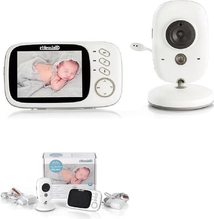 Actual product image Chipolino Baby Monitor Polaris Camera 3.2" (Video & Audio, 260 m)