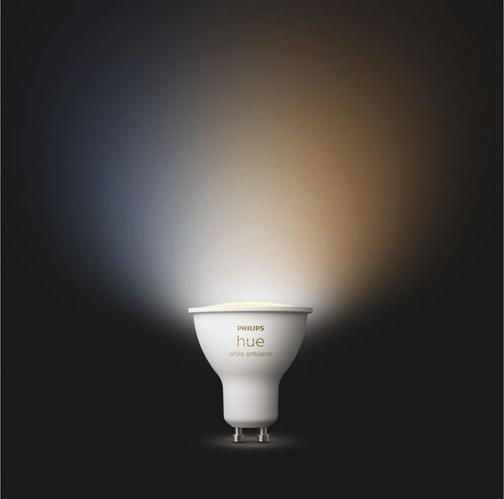 Actual product image Philips Hue 4.2W GU10 1P (GU10, 4.20 W, 400 lm, 1 x, E)
