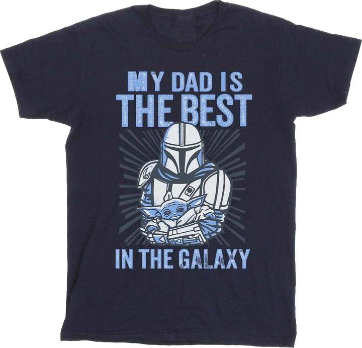 Star Wars Boys Mandalorian Best Dad T-Shirt