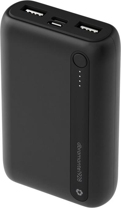 Image du produit dbramante1928 re-charge, 10000 mAh, Lithium Polymère (LiPo), Noir (10000 mAh)