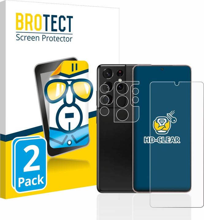 Image du produit BROTECT Protection Clair (2 pièce(s), Samsung Galaxy S21 Ultra 5G)