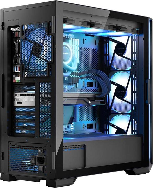 Produktbild Modecom Horizon ARGB czarna (Mini-ITX, mATX, E-ATX)
