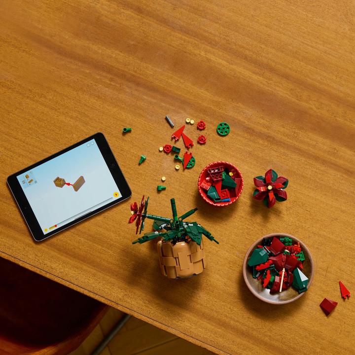 Actual product image LEGO Poinsettia (10370, LEGO Icons)