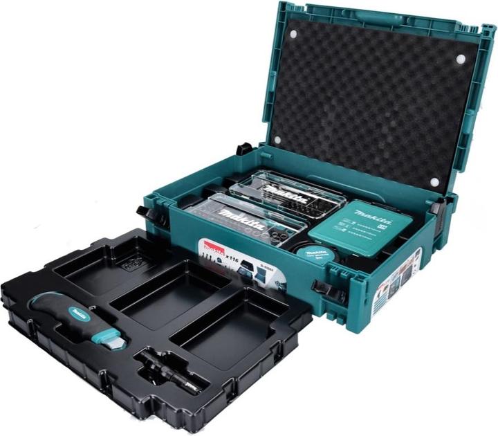 Produktbild Makita Set Bits + Bohrer im MAKPAC Koffer (1 / 4)