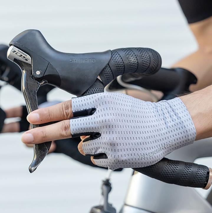 Produktbild Rockbros Breathable Short Finger Cycling Gloves, Size: S - Gray (S)