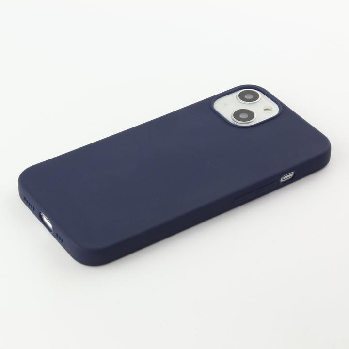 Produktbild PhoneLook Hülle Silikon Mat dunkelblau (Apple iPhone 15)