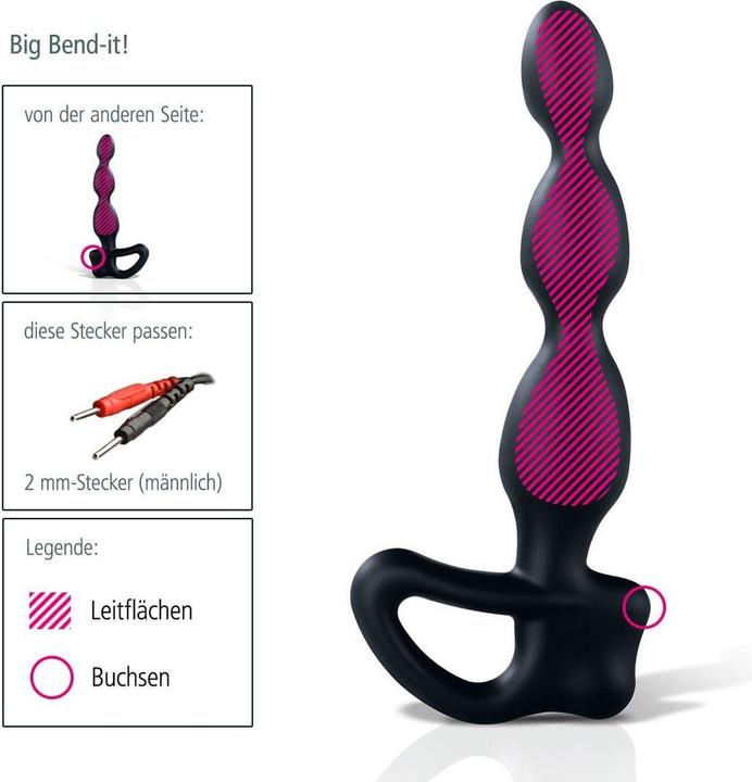Actual product image Mystim Big Bend-it.